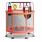 Cama Elástica Infantil 150cm con Barra de Seguridad y Juguetes