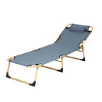 Cama Portátil Plegable con Colchón Desmontable 1 Plaza Ligera y Compacta