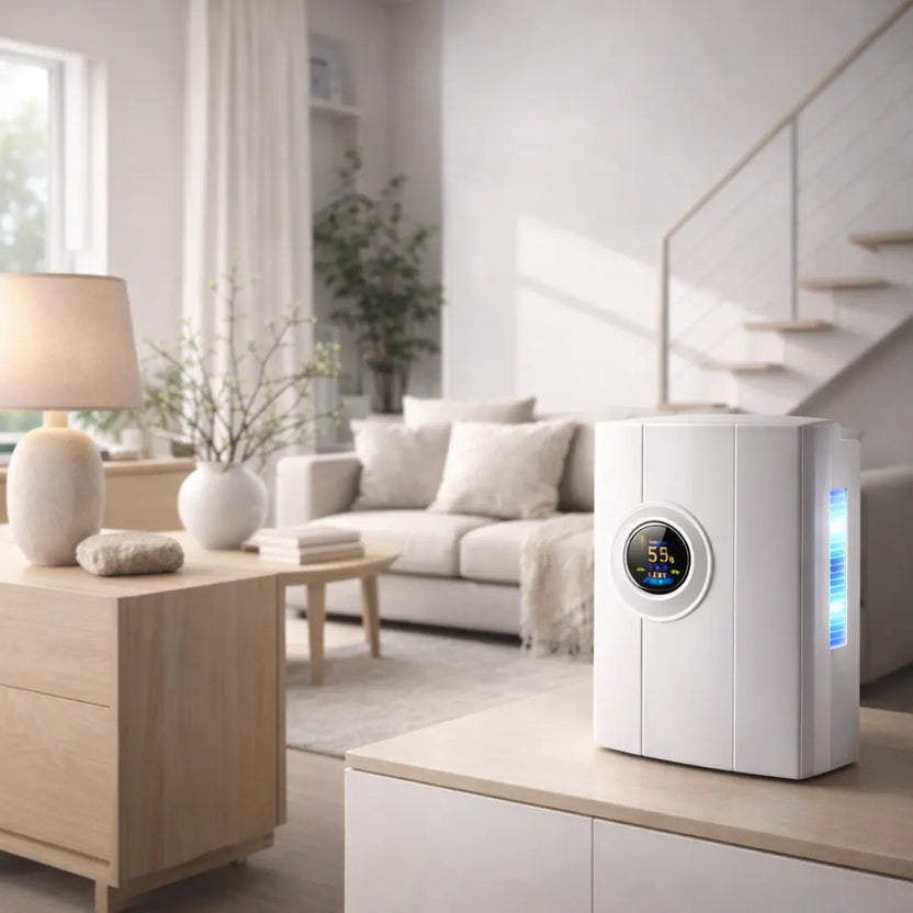 Deshumidificador De Aire Doméstico Silencioso 90w G1 Blanco