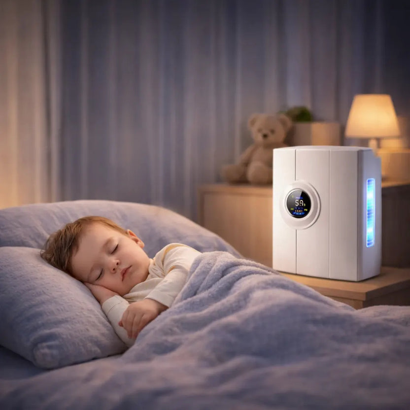 Deshumidificador De Aire Doméstico Silencioso 90w G1 Blanco