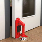 Bloqueador De Puerta Con Alarma Antirrobo Seguridad Hogar Rojo