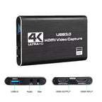 Capturadora 4K compatible con PC y consolas
