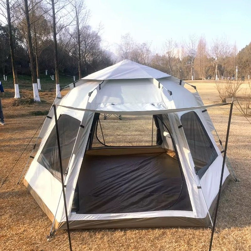 Dimensiones de carpa hexagonal automática 220×264×150 cm