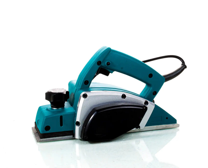 Cepillo Eléctrico 750W para Mueblería y Carpintería 7000 rpm Azul