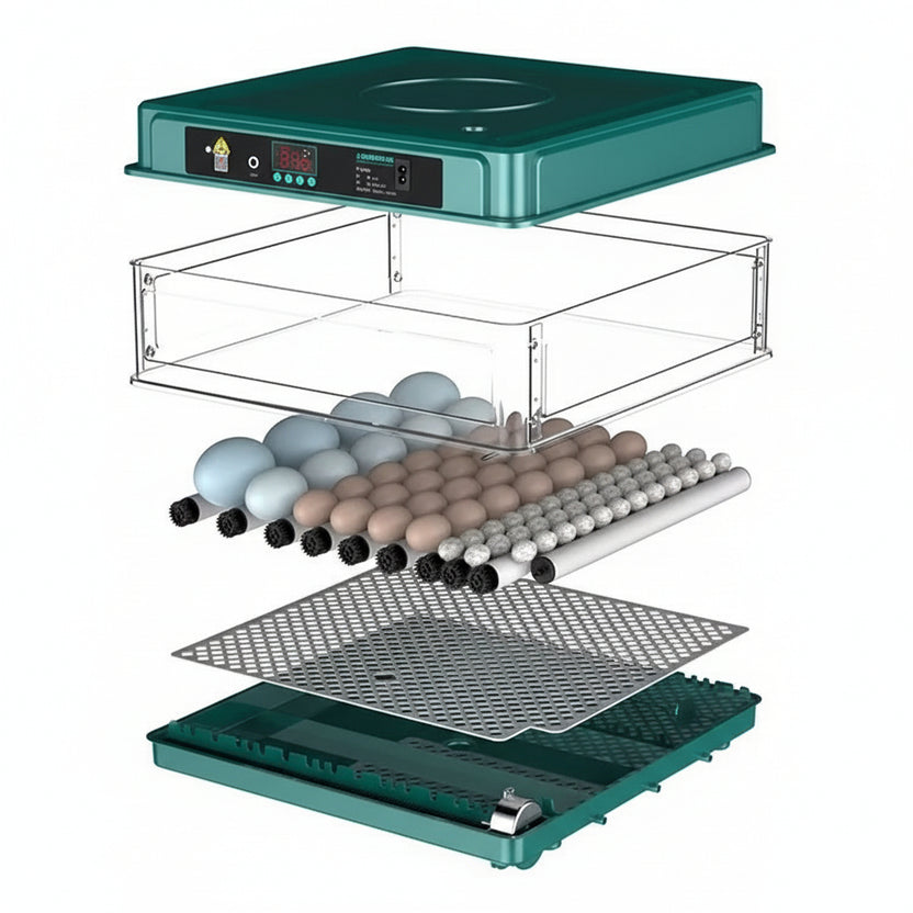 Incubadora de huevos con control de temperatura
