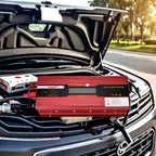 	Conexión trasera del inversor 12V a 220V con bornes positivo y negativo para batería