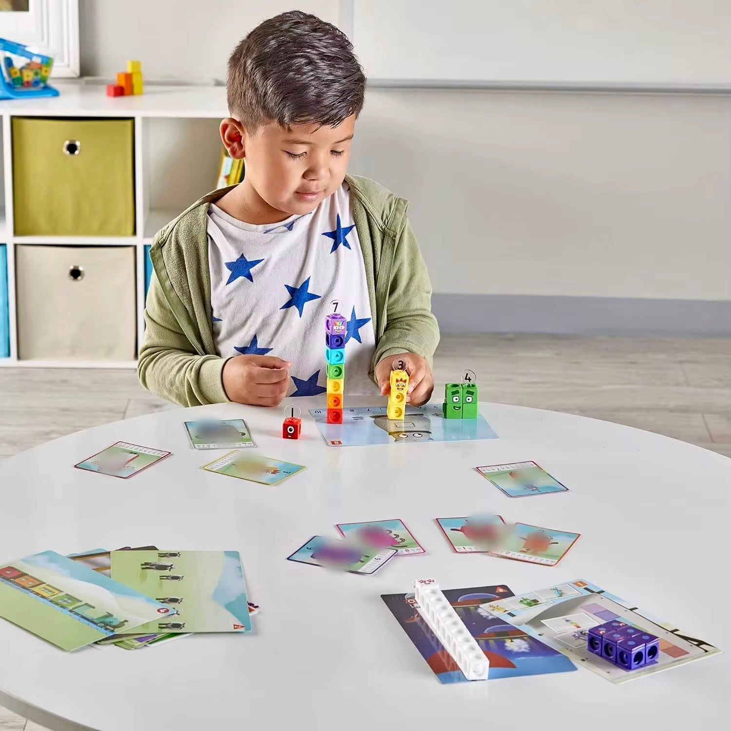 Juguete educativo de bloques numéricos